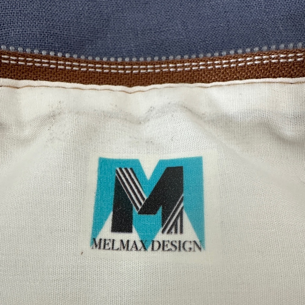 Melmax leather and canvas tote bag - Picture 5 of 15